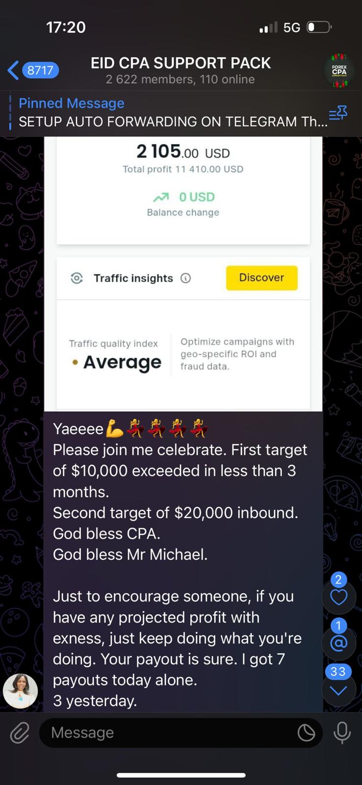 First target of $10,000 exceeded in less than 3 months