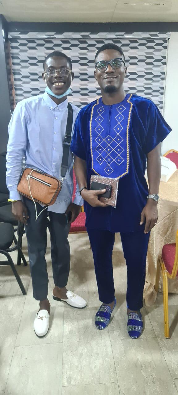 Ayanfeoluwa with Mr. Michael