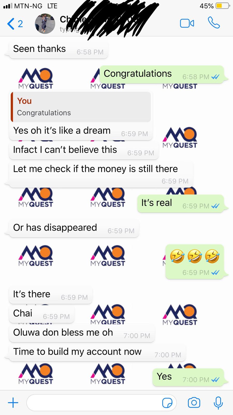 Yes oh it's like a dream — Oluwa don bless me oh